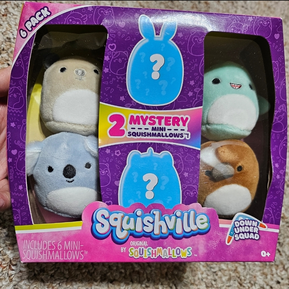 Squishville Squishmallows Pack of 6 Mystery
